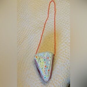 Crewcuts glitter pizza purse